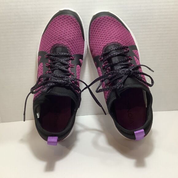 Vionic Alma Walking Size 9 Shoes Black Pink Mesh Lace Up Athletic Sneakers - Picture 5 of 11